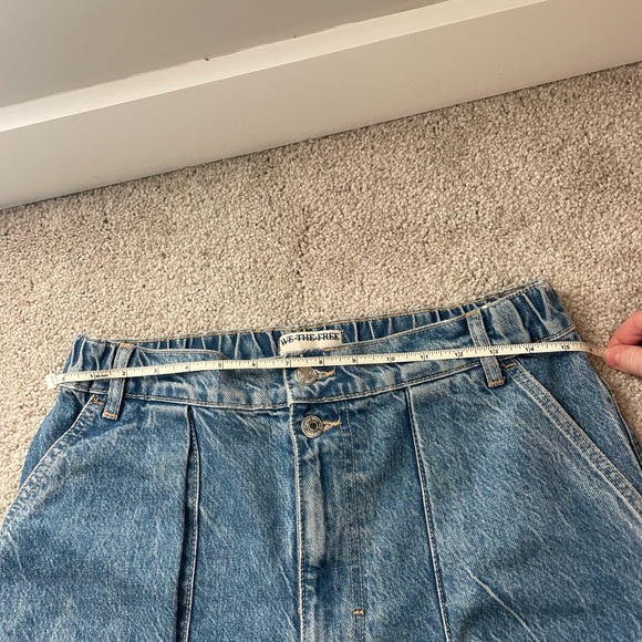FREE PEOPLE Cargo Denim Jeans - Picture 12 of 13